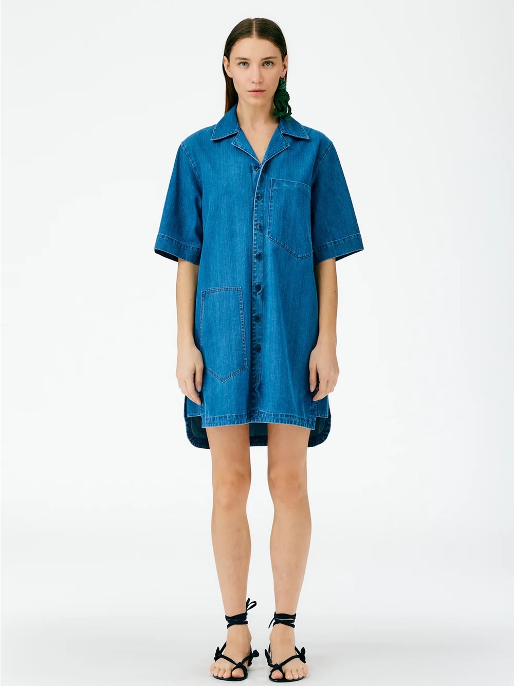 Summer Denim Camp Dress